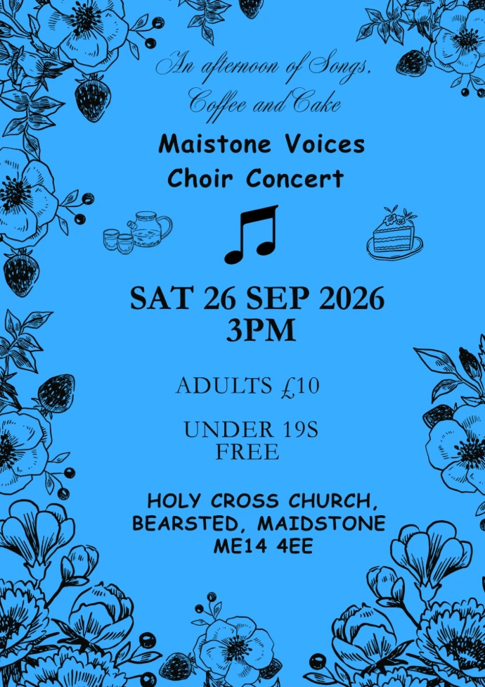 Maidstone Voices concert flyer